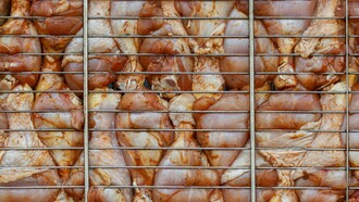 Delle cosce di pollo