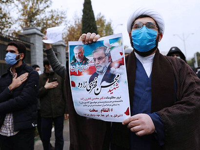 Protestas en Irán exigen esclarecer el asesinato de Mohsen Fakhrizadeh