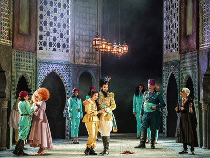 Festival Valle d'Itria 2022, Martina Franca. Una scena tratta da "Il Xerse" di Francesco Cavalli