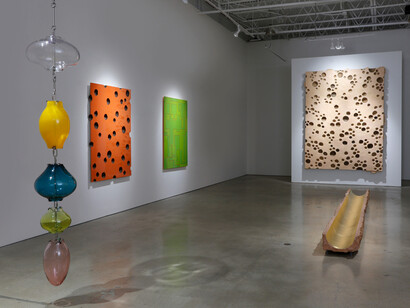 Thomas Glassford, The Constant Pull of the Moon, 2023, installation view, photo by Brian Lockhart. Courtesy of Quint Gallery, La Jolla