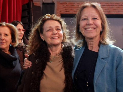 Lina Sotis con Milly Moratti