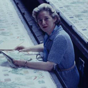 Vera Paints a Scarf. Courtesy of MAD Museum