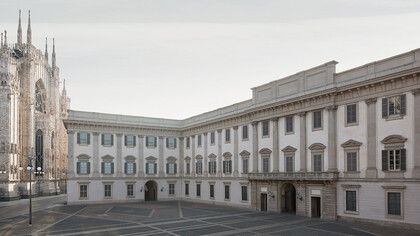 Palazzo Reale a Milano, sede della mostra