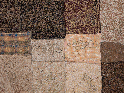 Here and There: Textile Drawings. Courtesy of Art Projects International
