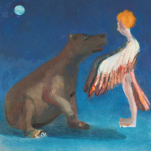 Charles Williams, Sun, bear and moon. Courtesy of New Art Projects