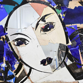 Manolo Valdés, Odalisca II (detail), 2018. Courtesy of Opera Gallery