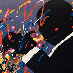 Poster for 1988 Jazz Jamboree in Warsaw, Poland; 1988; offset lithogragh by Waldemar Świerzy; The Historic New Orleans Collection, gift of Dr. and Mrs. Fritz Daguillard

