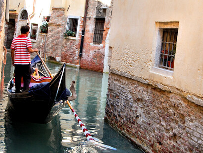 Venecia. Paseo en góndola