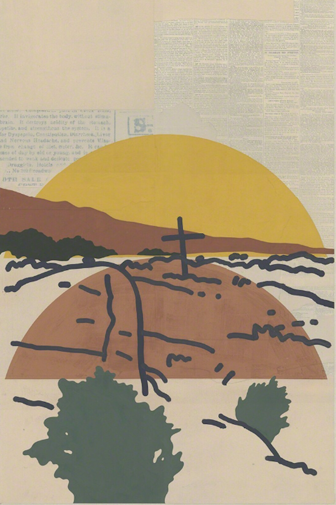 Evan Hecox, Abiquiu Santa Rosa, 2017. Courtesy of Joshua Liner Gallery