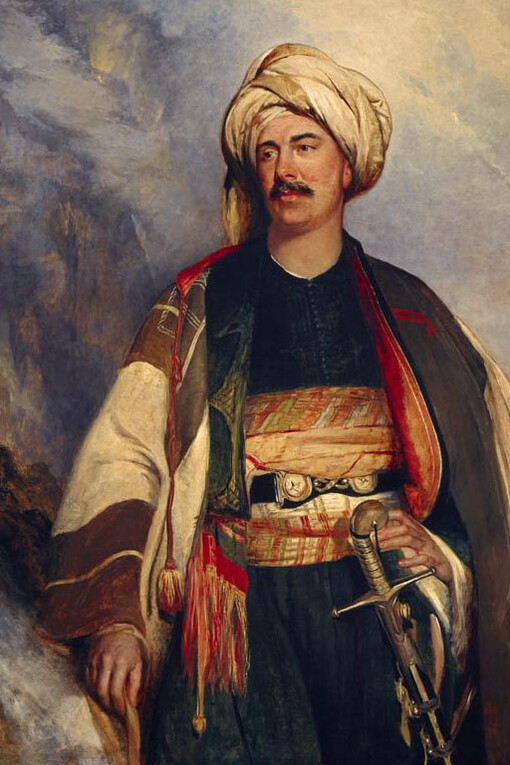 Robert Scott Lauder, David Roberts, 1796 - 1864. Artist (In Arab dress)