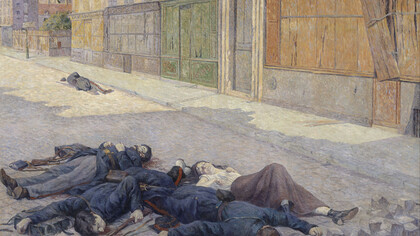 El ejército de Versalles aplastó el sueño de la Comuna durante la Semana Sangrienta de mayo de 1871 y así lo reflejó Maximilien Luce (1858-1941)