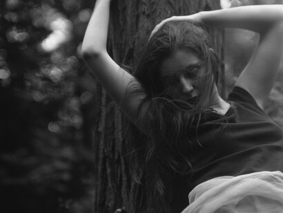 Girl in the wood