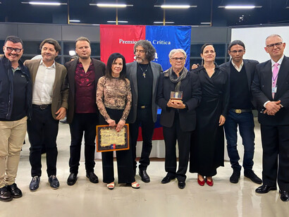 El Grupo en la ceremonia del Premio de la Crítica 2022, AICA, Costa Rica