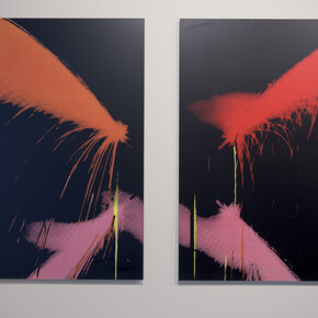 Obra de Alberto Corazón en la muestra organizada por la Fundación Telefónica