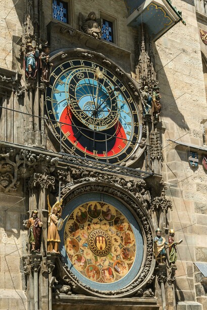 Edificio con relojes astrales, Praga, República Checa