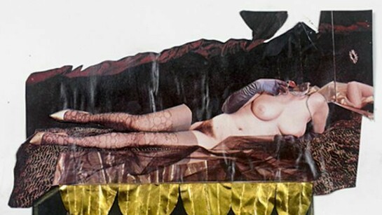 Valérie Mannaerts, Ariel 2012-2013 Collage on paper 24x32 cm