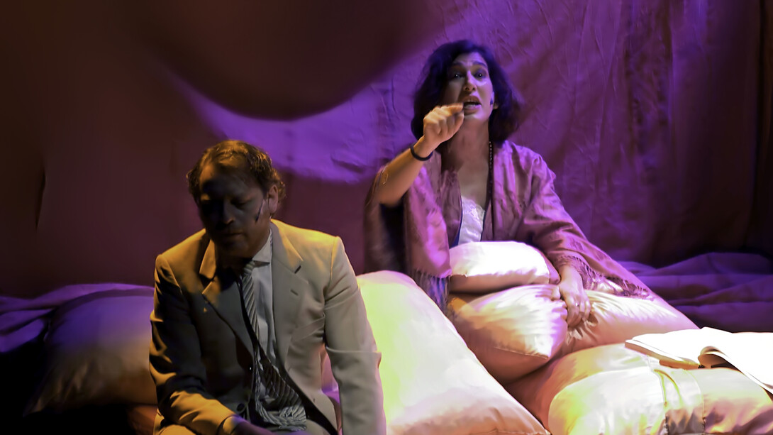 Goliarda Music-Hall, Giovanni Rizzuti e Paola Pace. Ph Francesco Vitale