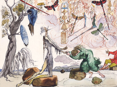 Ilustración de Salvador Dalí para «Don Quijote de la Mancha»