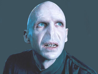 Voldemort from Harry Potter Series played by Ralph Fiennes