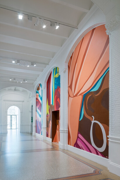 Hedy Tjin, Post/No/Bills #6, exhibition view. Courtesy of Stedelijk Museum