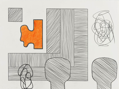 Jonathan Lasker, Drawings and studies. Courtesy of Frye Art Museum