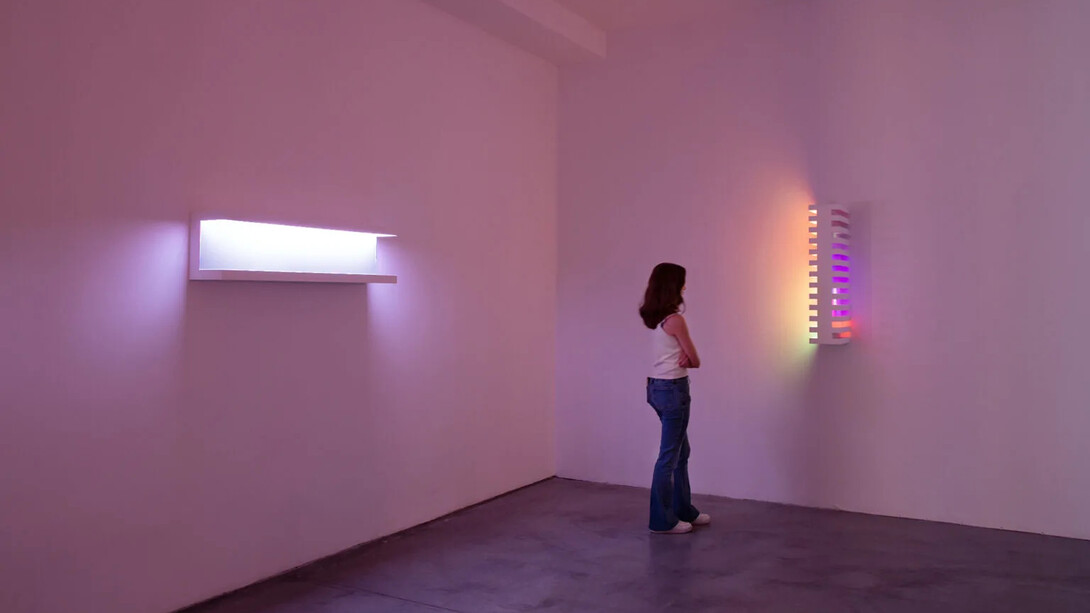 Daniel Canogar, Panoramic, vista de exhibición. Cortesía de Galería Max Estrella