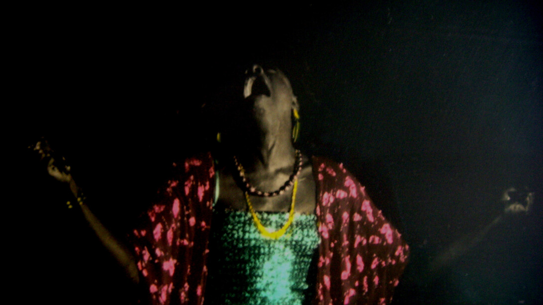 Bruce Blakeney, Wailing After Midnight, 1993, hand-tinted photograph, 7 x 9 inches
