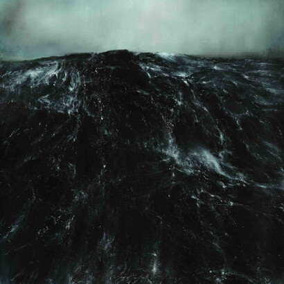 Thierry De Cordier, Mer Grosse, 2011, oil paint on paper mounted on panel/ huile sur papier monté sur bois, 163 x 150,5 cm, Courtesy the Artist and Xavier Hufkens, Brussels © Dirk Pauwels, Ghent