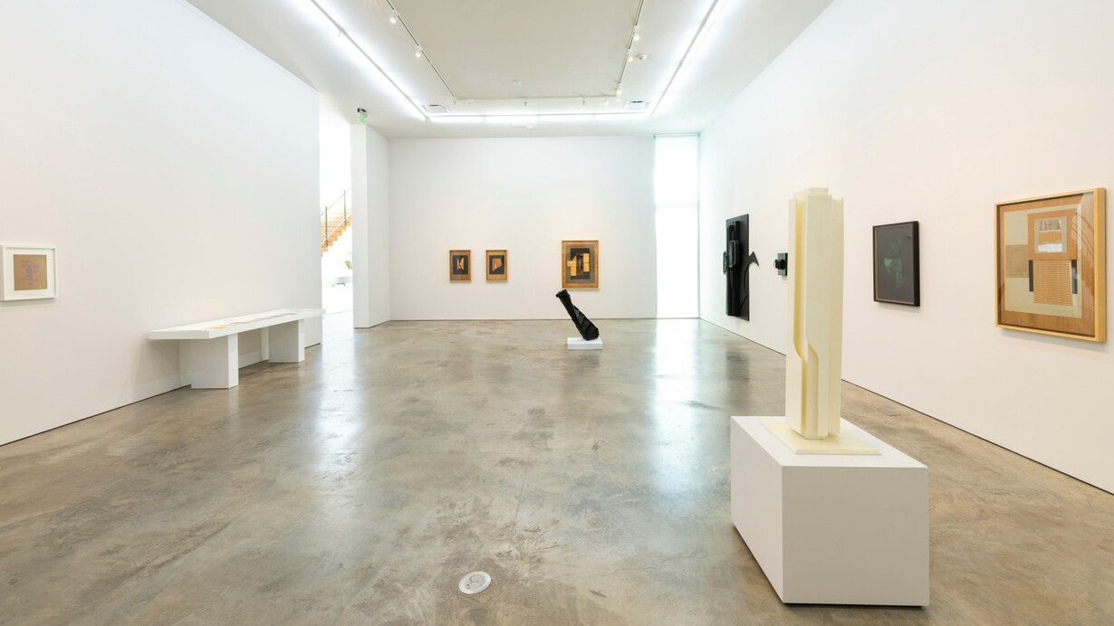 Various artists, New classicism in collage, exhibition view. Courtesy of Sicardi | Ayers | Bacino