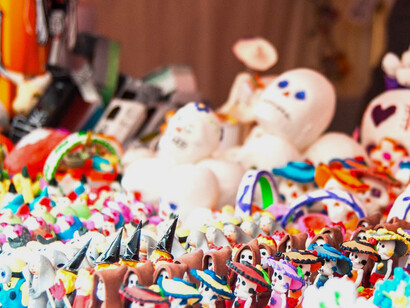 Catrinas y otras figurillas a la venta