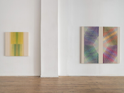 Myles Bennett, Unsubstantial territories, exhibition view. Courtesy of JDJ