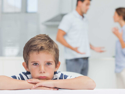 A child and his parents