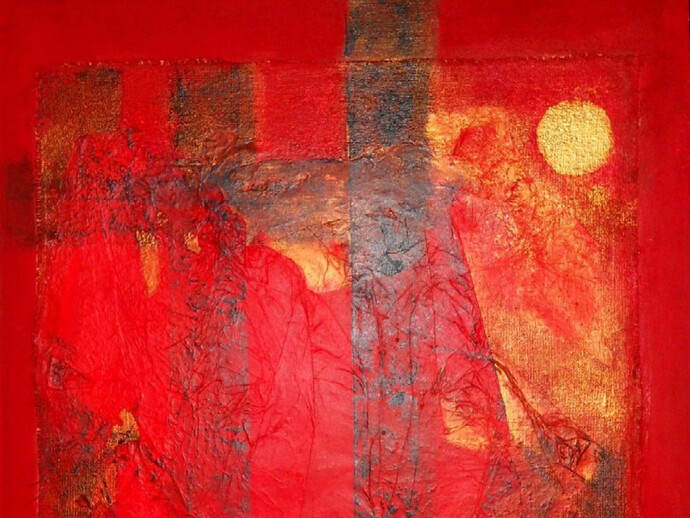 Carla Battaglia, Oltreconfine, 60x50 cm