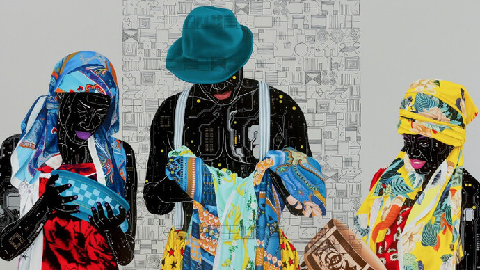 Eddy Kamuanga Ilunga. Courtesy of October Gallery