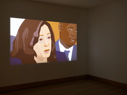 Kota Ezawa, exhibition view. Courtesy of Fraenkel Gallery