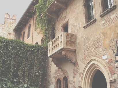 Il balcone di Giulietta a Verona