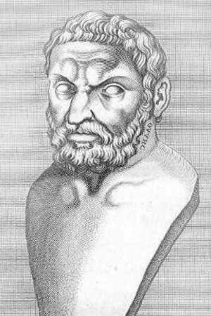 Talete, uno dei sette saggi della Grecia, incisione al tratto di Blanchard