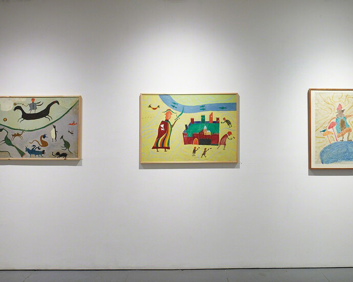 Welcoming the Two Faced Rider. Courtesy of Cavin Morris Gallery