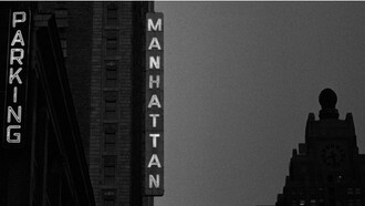 Una scena del film "Manattan" di Woody Allen, 1979