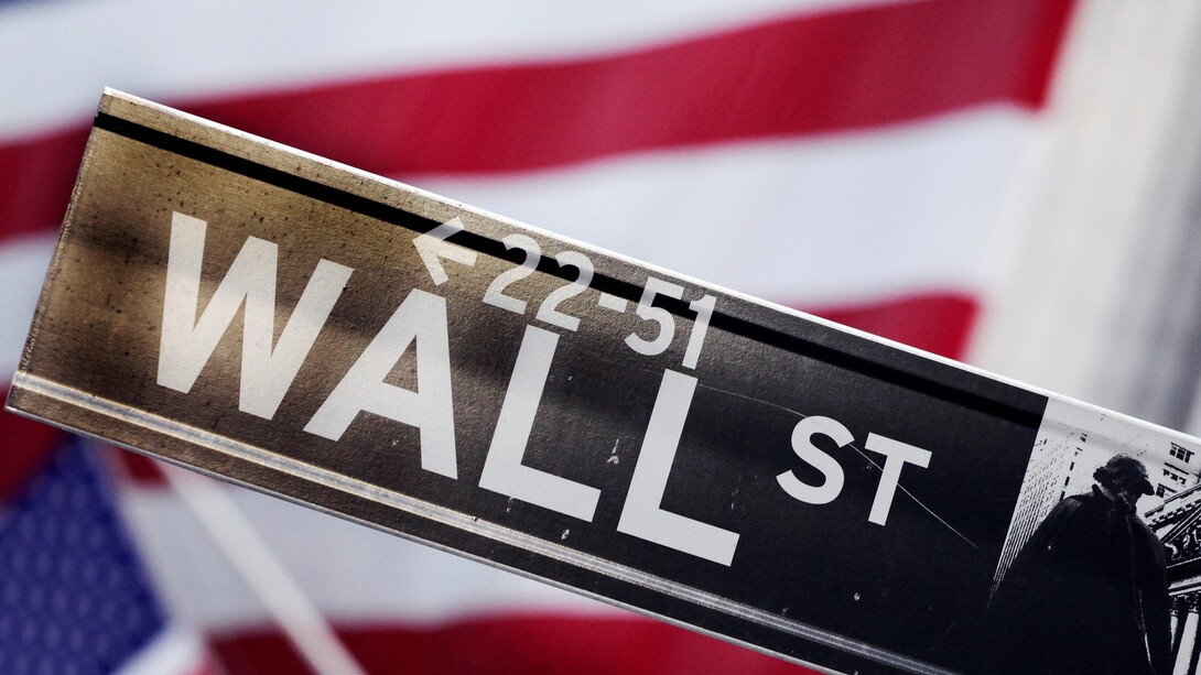 Señal de Wall Street, sede de la bolsa de Nueva York