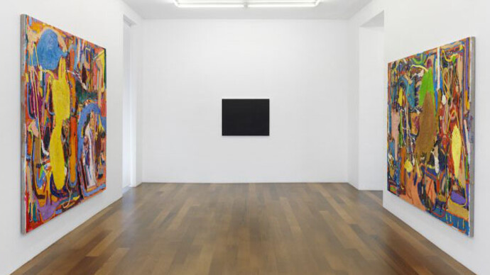 André Butzer, Exhibition view. Courtesy of Galerie Xippas