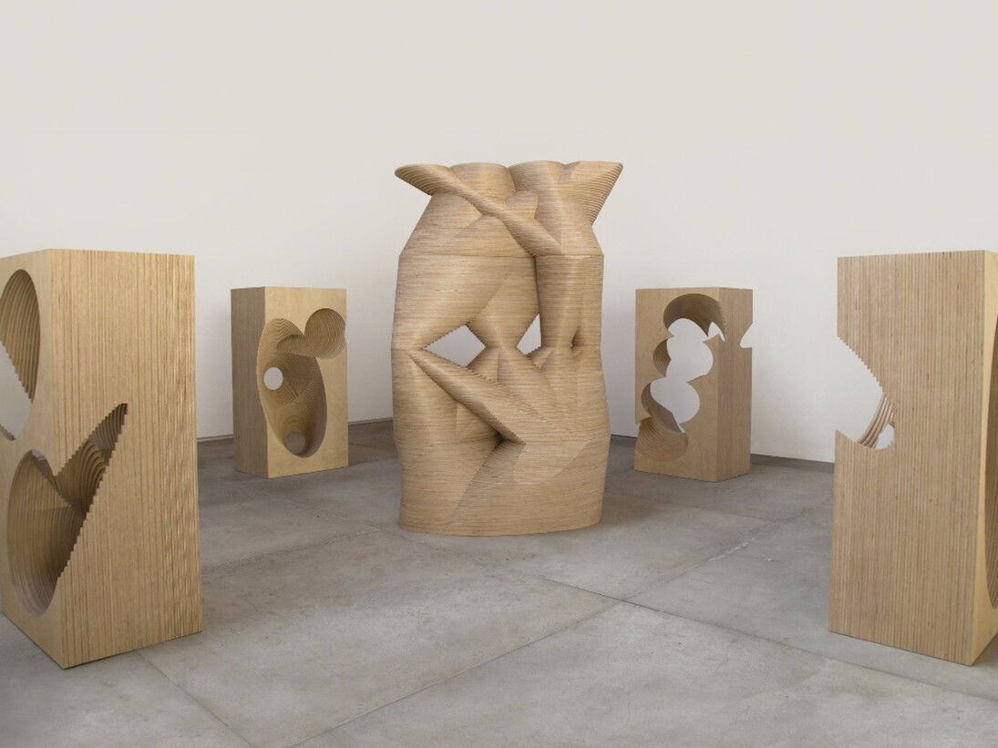 Nigel Hall, Here and Now, There and Then (floor mounted), 2016. Courtesy of Annely Juda Fine Art