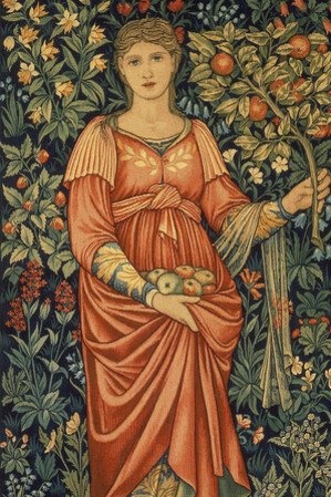 Pomona, William Morris, EC Burne-Jones and JH Dearle designers Tapestry panel, about 1900 © Victoria and Albert Museum, London