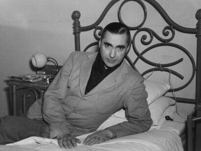 Lo scrittore Curzio Malaparte