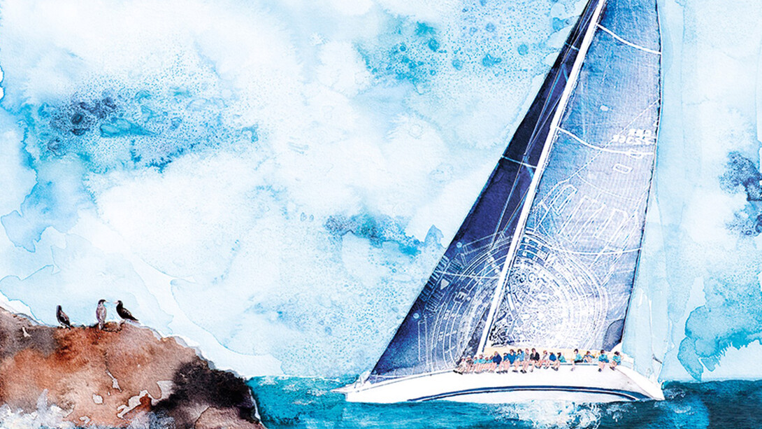 Julie Fumat, The regatta, 2024. Courtesy of Space Gallery St Barth 
