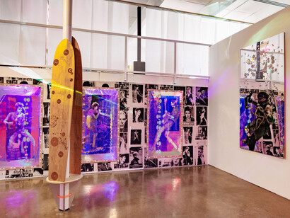 Tomas Vu, Blackstar 16/25/60, exhibition view. Courtesy of Locust Projects