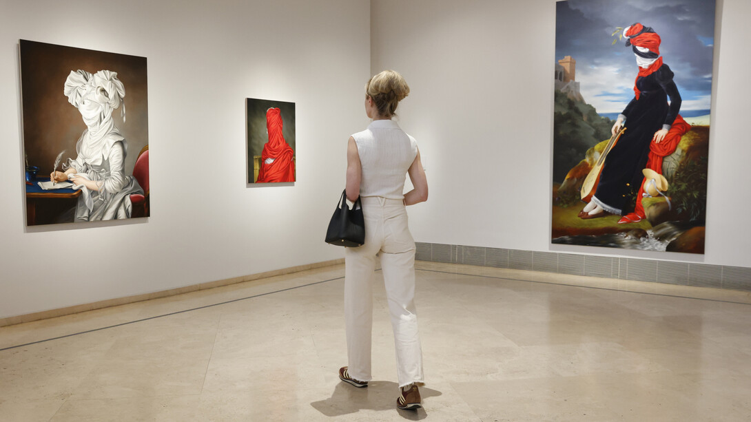 Ewa Juszkiewicz, vista de exhibición. Cortesía del Museo Nacional Thyssen-Bornemisza