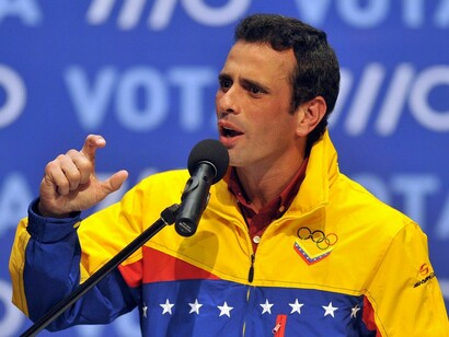 Henrique Capriles, gobernador del estado Miranda y uno de los líderes de la oposición