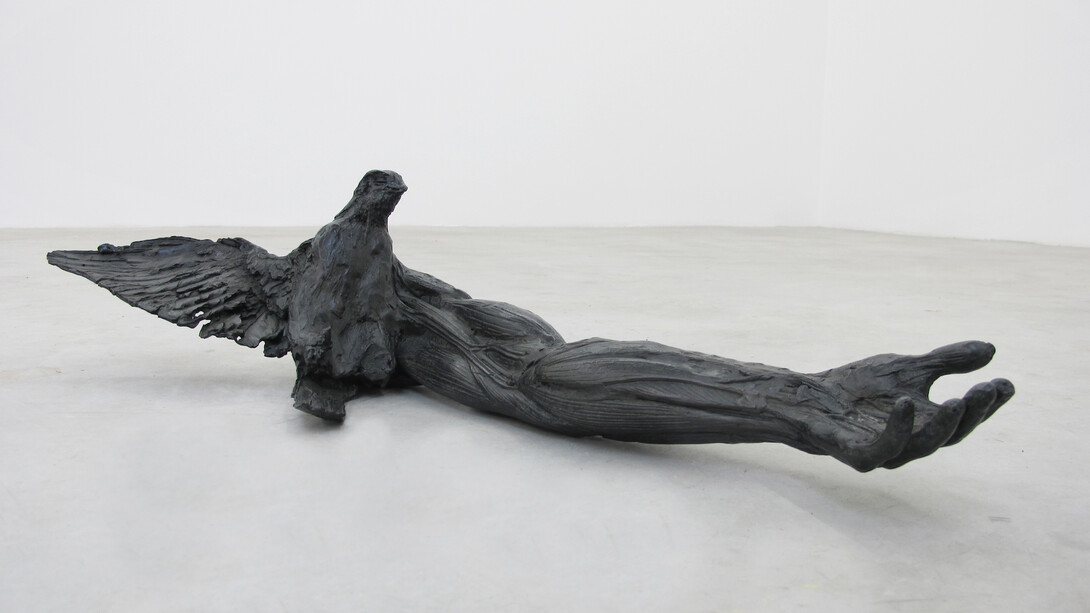 Troels Carlsen, Fates (Otherworld) #2. 2017 Bronze, Edition of 3, 73 x 22 cm. Courtesy of V1