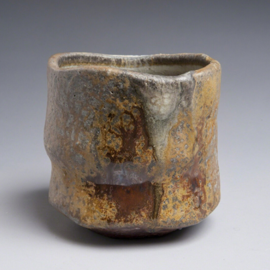 Don Reitz, Teabowl with Cross Hatching #375. Courtesy of Lacoste Gallery
